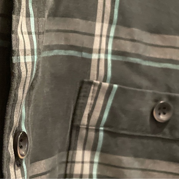 EUC Quiksilver Waterman plaid shirt - Picture 3 of 6